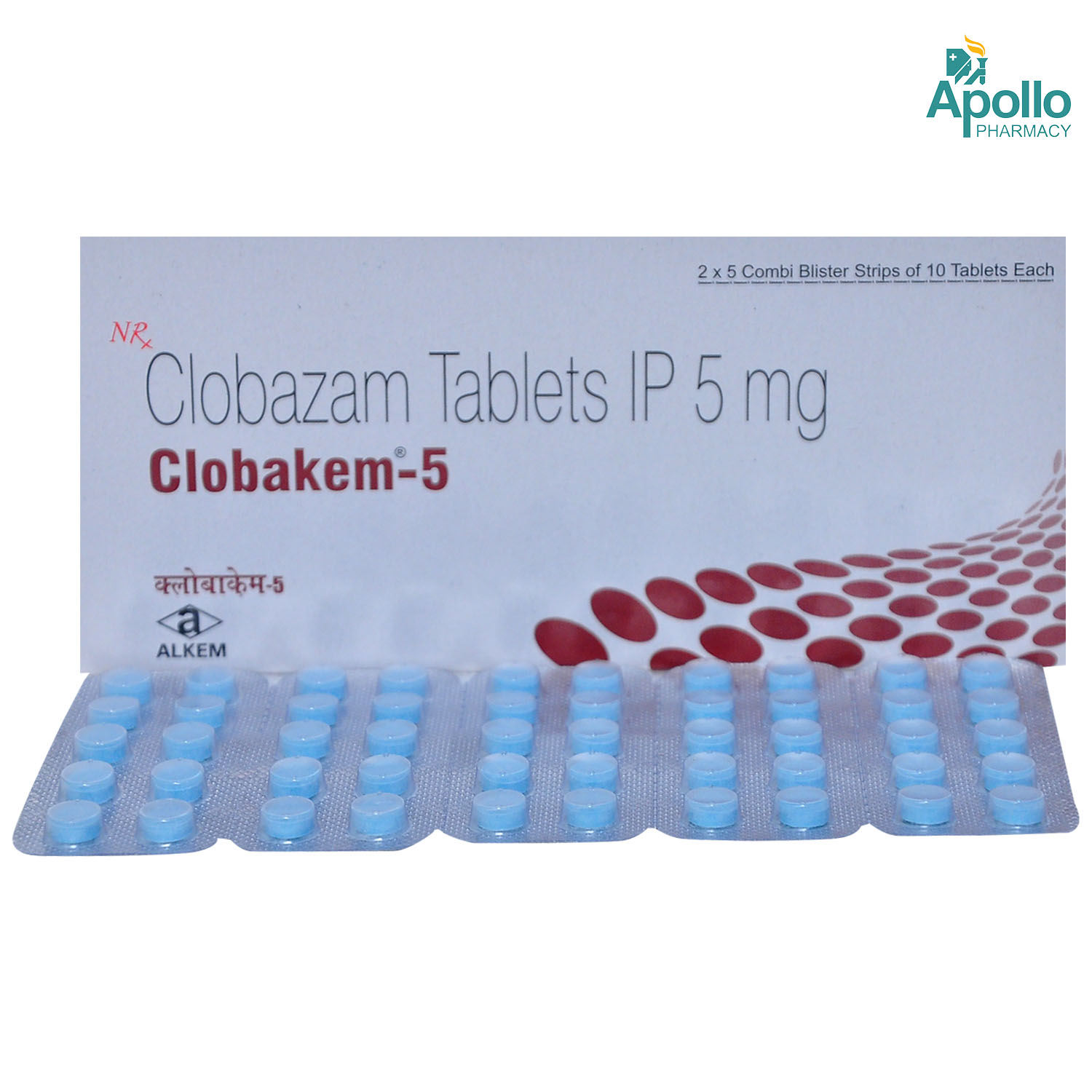 Clobakem 5 mg Tablet 10's, Pack of 10 TabletS Clobakem 5 mg Tablet 10's, Pack of 10 TabletS