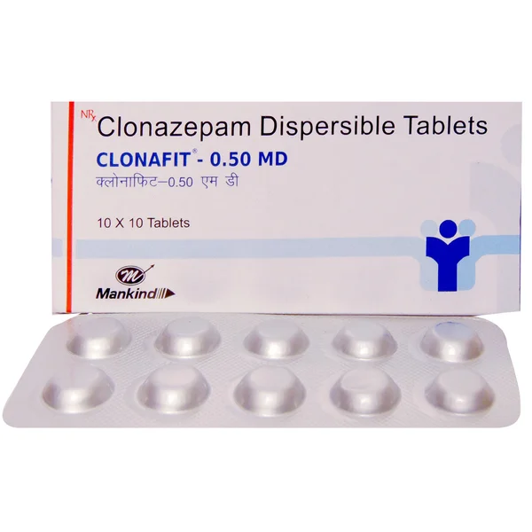 Clonafit 0.5 MD Tablet 10's, Pack of 10 TabletS