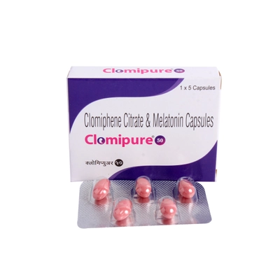 Clomipure 50mg Tablet 5's, Pack of 5 TABLETS