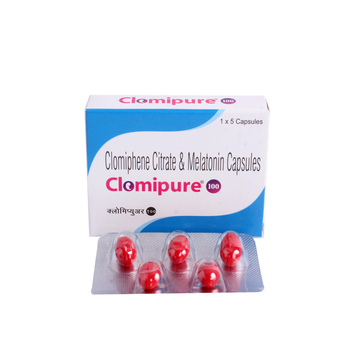 Clomipure 100 Capsule 5's, Pack of 5 Clomipure 100 Capsule 5's, Pack of 5