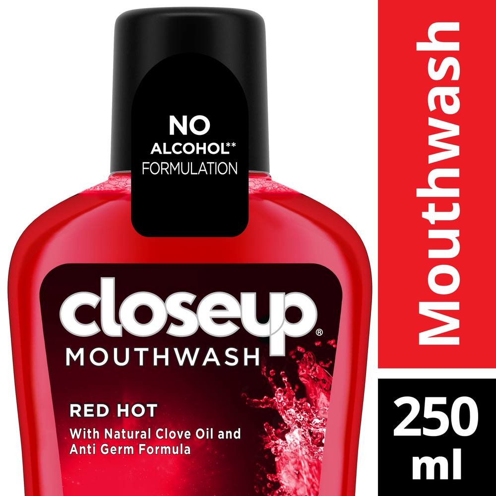 Closeup Red Hot Mouthwash, 250 ml, Pack of 1 Closeup Red Hot Mouthwash, 250 ml, Pack of 1