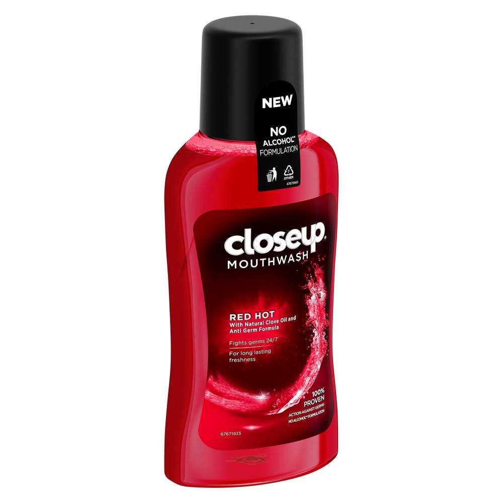 Closeup Red Hot Mouthwash, 250 ml, Pack of 1 Closeup Red Hot Mouthwash, 250 ml, Pack of 1