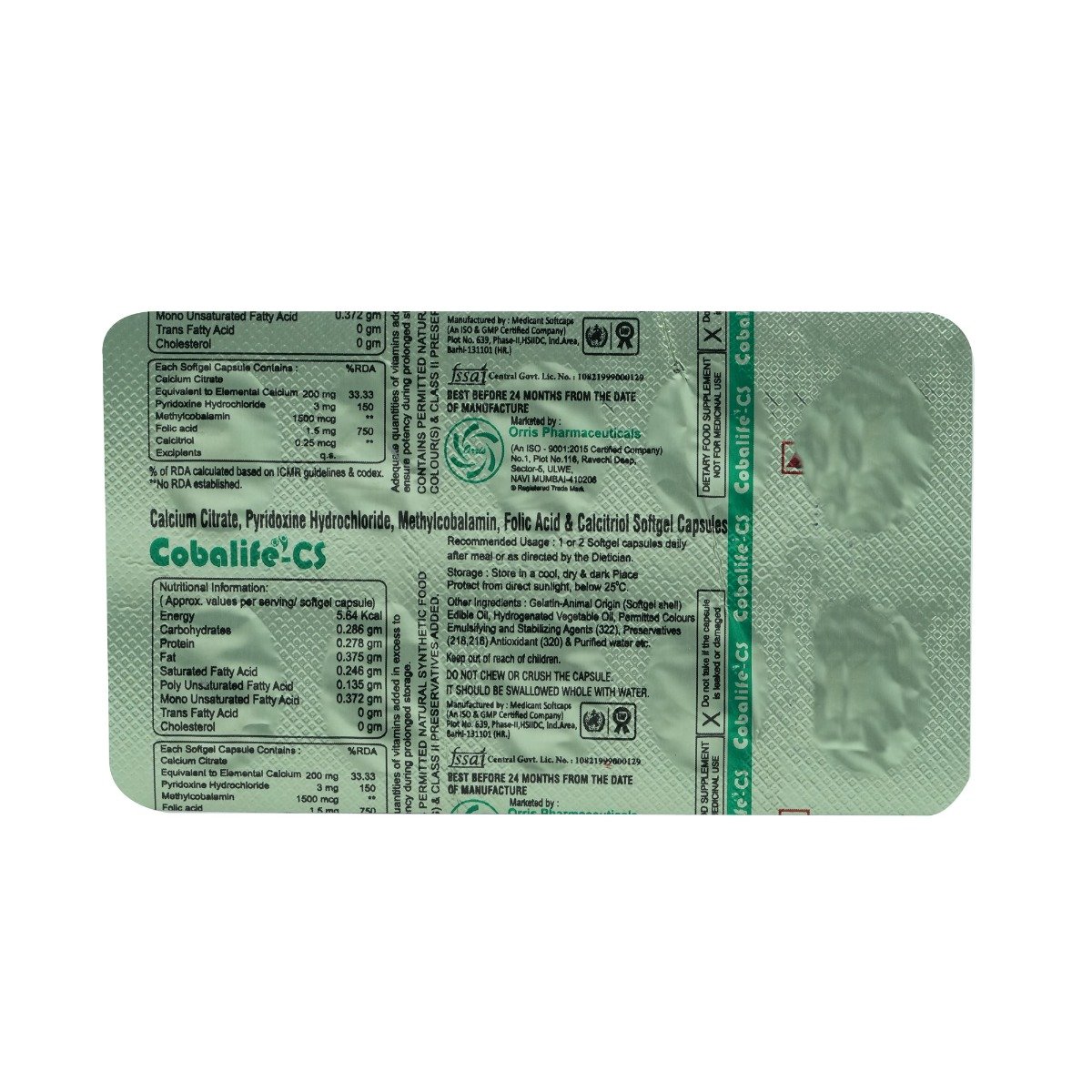 Cobalife CS Capsule 10's, Pack of 10 CAPSULES Cobalife CS Capsule 10's, Pack of 10 CAPSULES