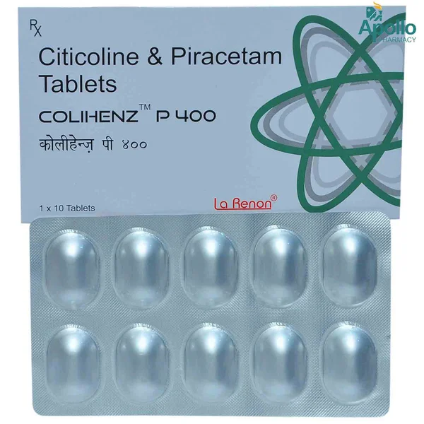 Colihenz P 400 Tablet 10's, Pack of 10 TABLETS