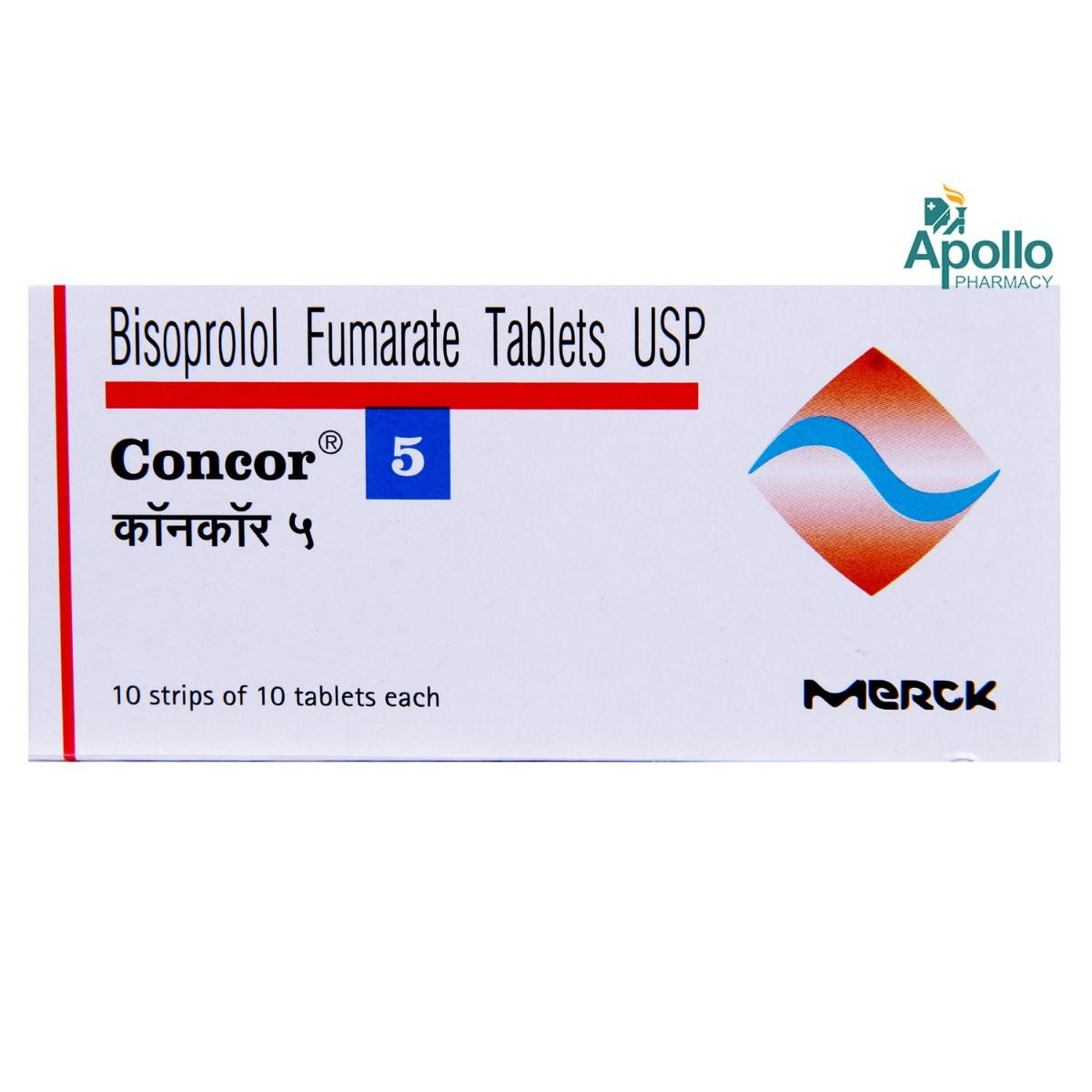 Buy Concor 5 Tablet 10's Online