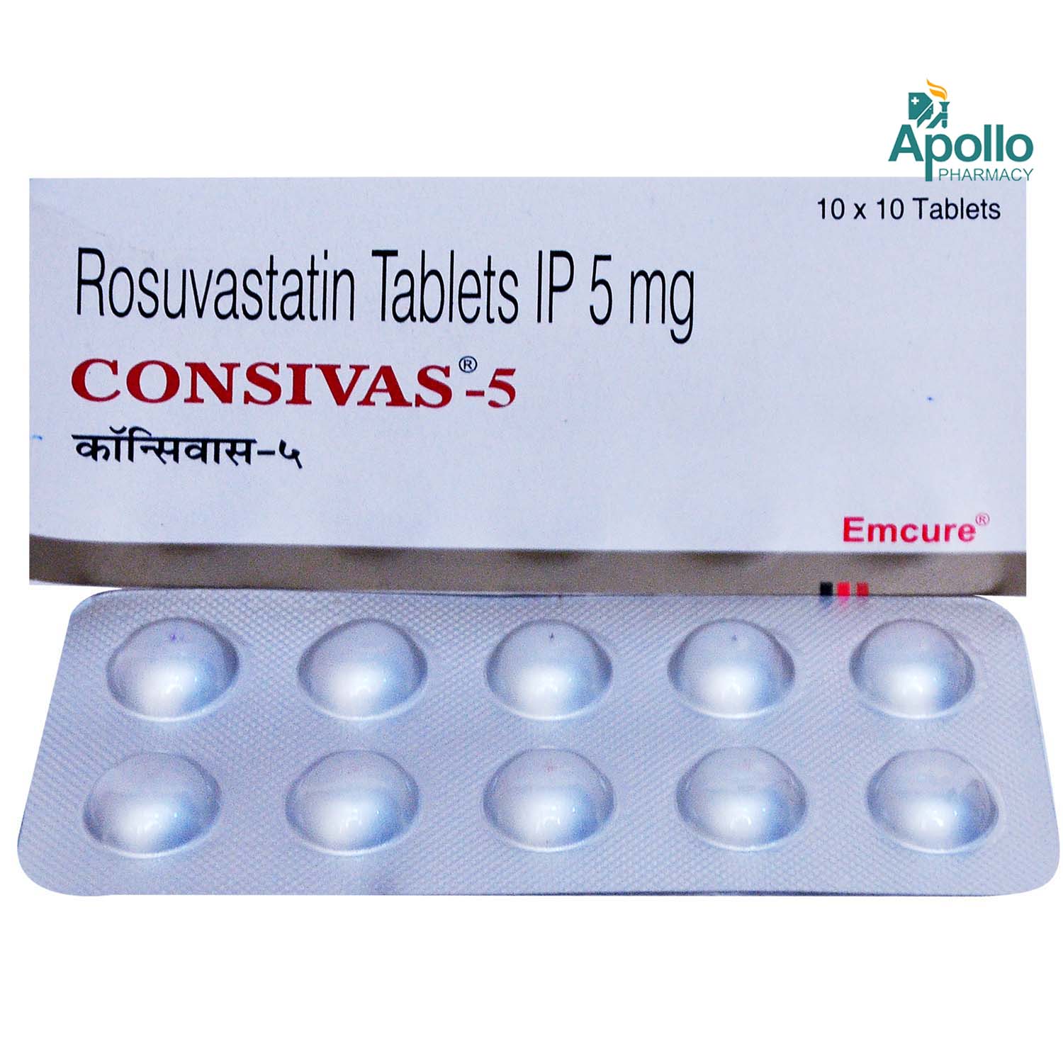 Consivas-5 Tablet 10's, Pack of 10 TABLETS Consivas-5 Tablet 10's, Pack of 10 TABLETS