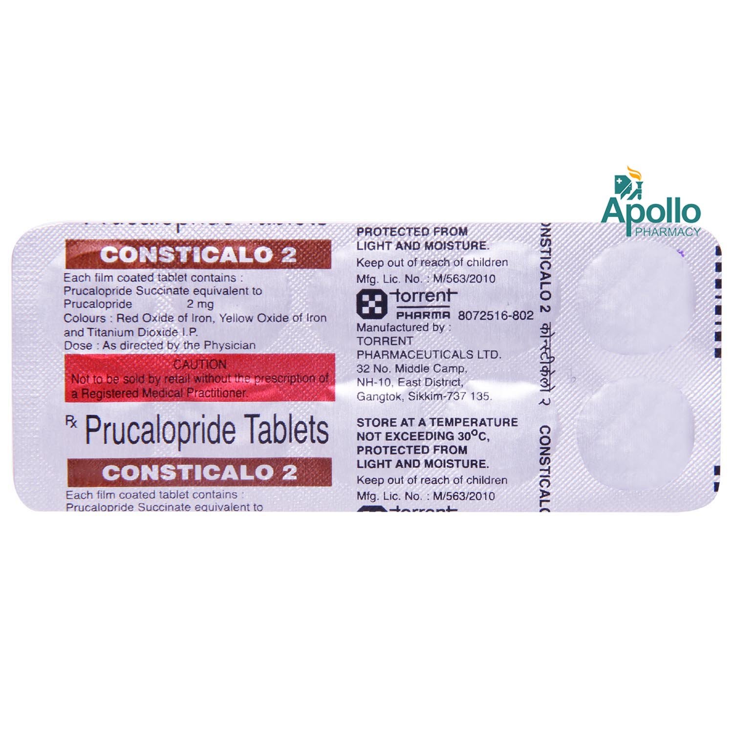 Consticalo 2 Tablet 10's, Pack of 10 TABLETS Consticalo 2 Tablet 10's, Pack of 10 TABLETS