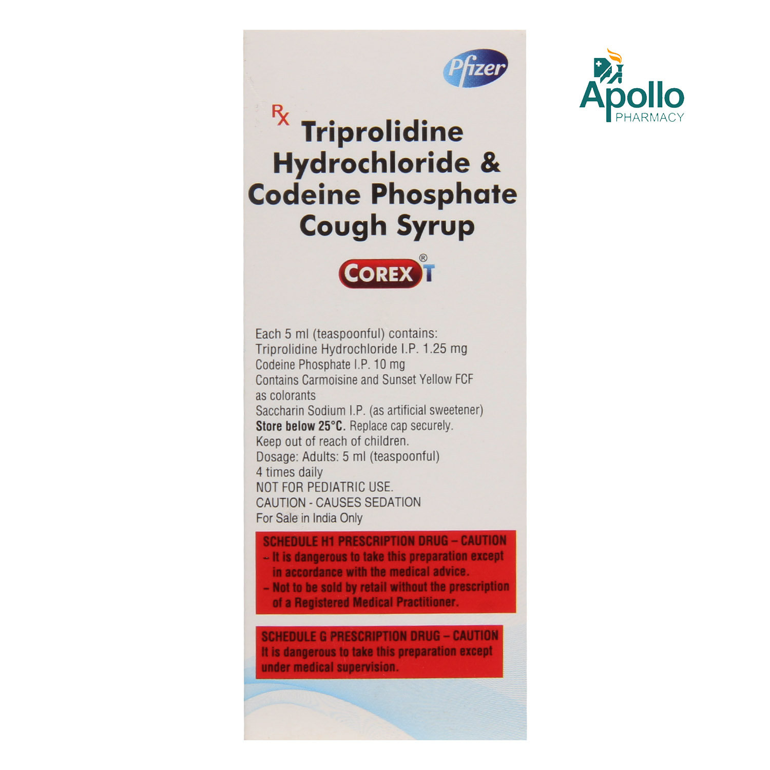 Corex T Syrup 100 ml, Pack of 1 Syrup Corex T Syrup 100 ml, Pack of 1 Syrup