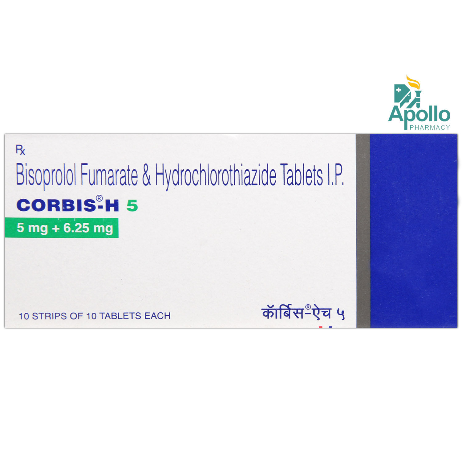 Corbis H 5 Tablet 10's, Pack of 10 TABLETS Corbis H 5 Tablet 10's, Pack of 10 TABLETS
