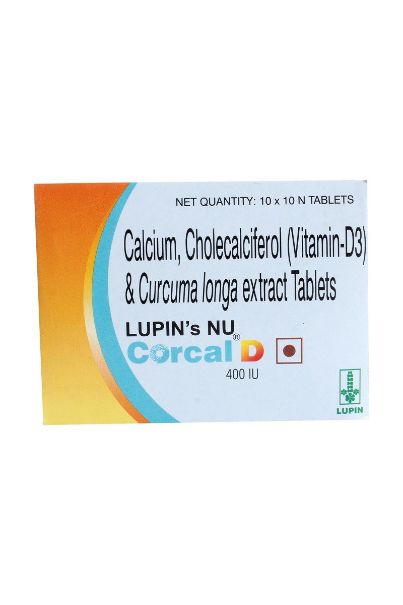 Corcal D 400IU Tablet 10's, Pack of 10 Corcal D 400IU Tablet 10's, Pack of 10