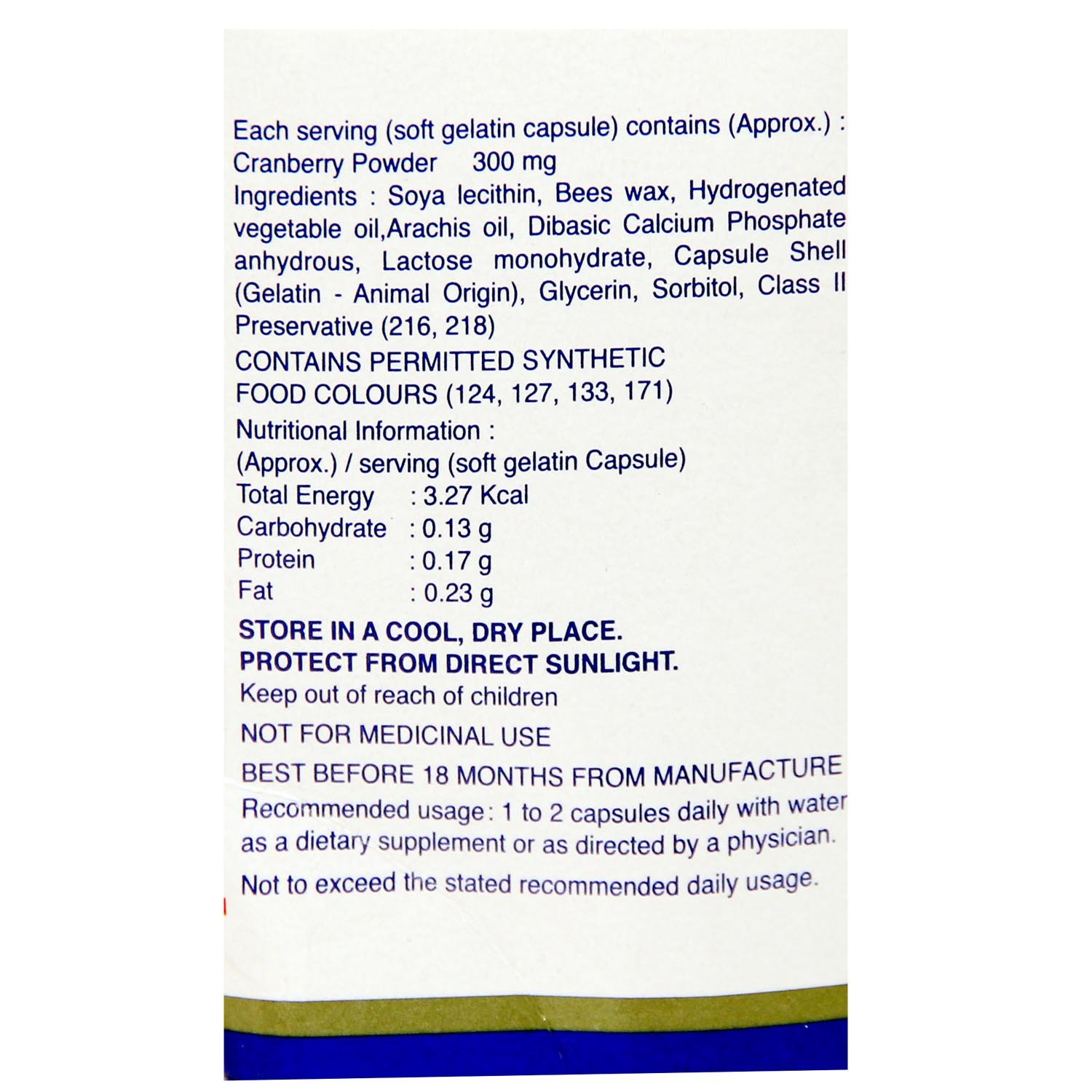 Cranbe 300 mg Capsule 10's, Pack of 10 CAPSULES Cranbe 300 mg Capsule 10's, Pack of 10 CAPSULES