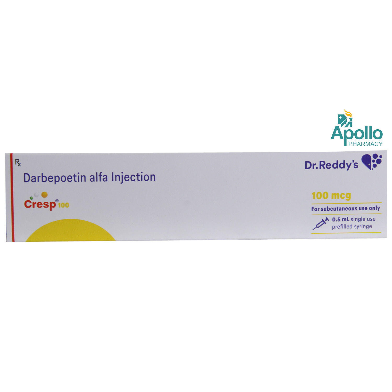 Buy Cresp 100 mcg Injection 0.5 ml Online