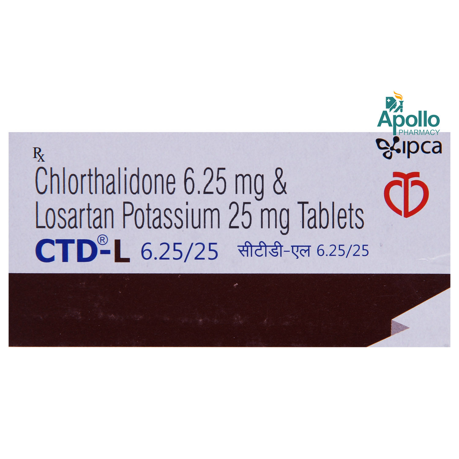 Buy CTD-L 6.25 mg/25 mg Tablet 10's Online