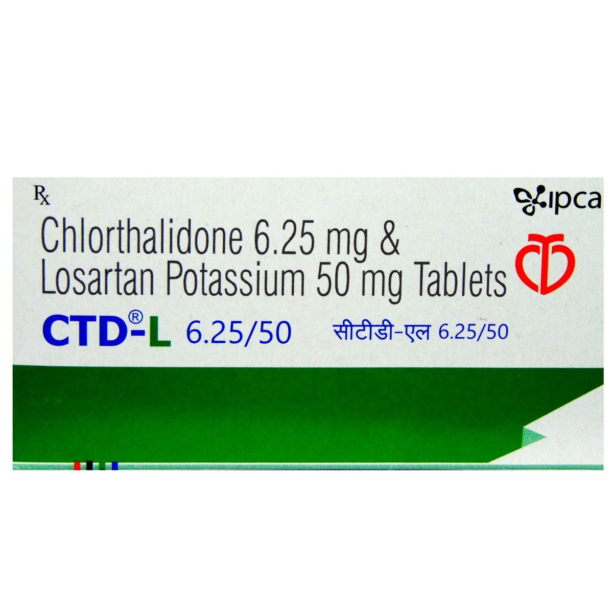 Buy CTD-L 6.25/50 Tablet 10's Online