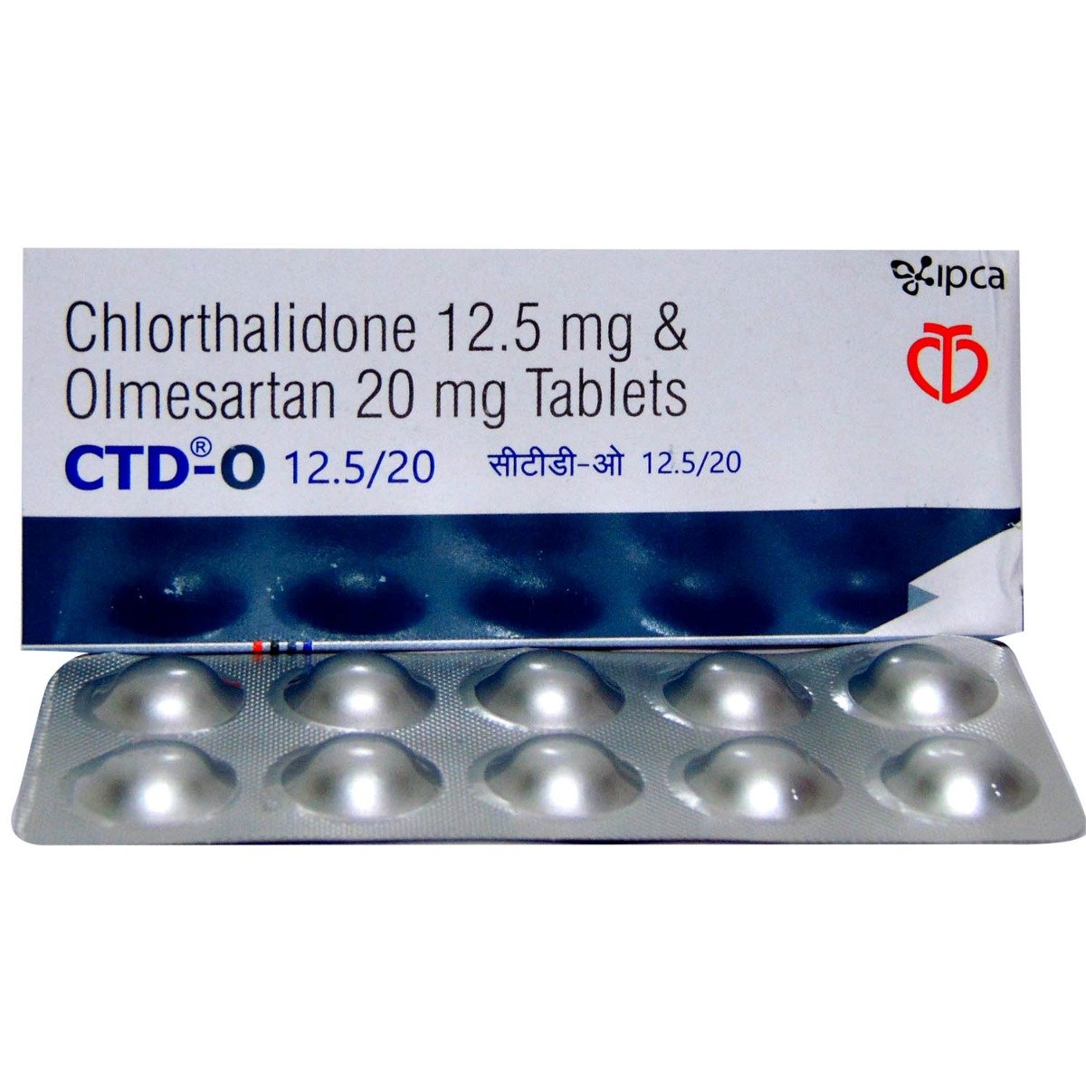 CTD-O 12.5/20 Tablet 10's, Pack of 10 TABLETS CTD-O 12.5/20 Tablet 10's, Pack of 10 TABLETS