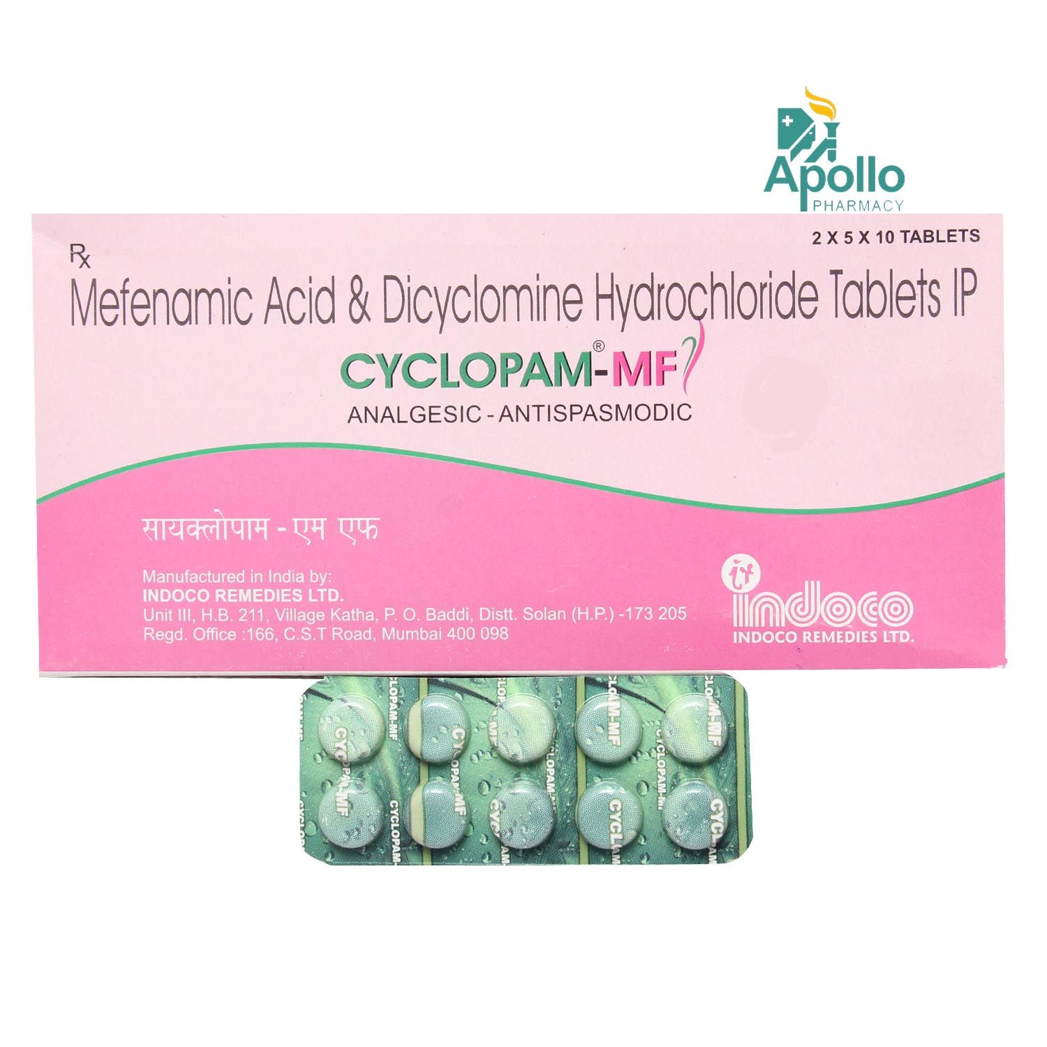 Buy Cyclopam-MF Tablet 10's Online