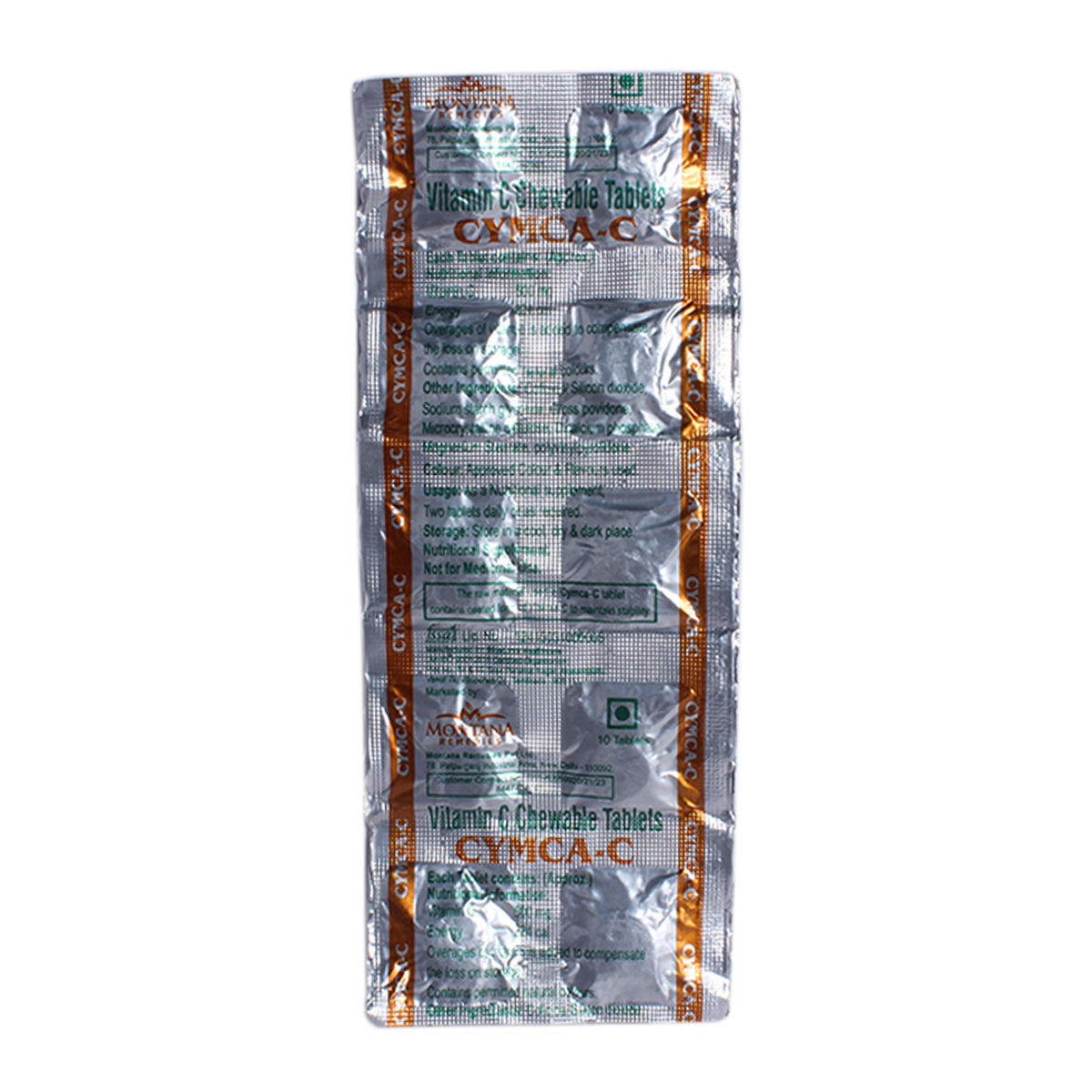 Cymca-C Sugar Free Chewable Tablet 10's, Pack of 10 TABLETS Cymca-C Sugar Free Chewable Tablet 10's, Pack of 10 TABLETS