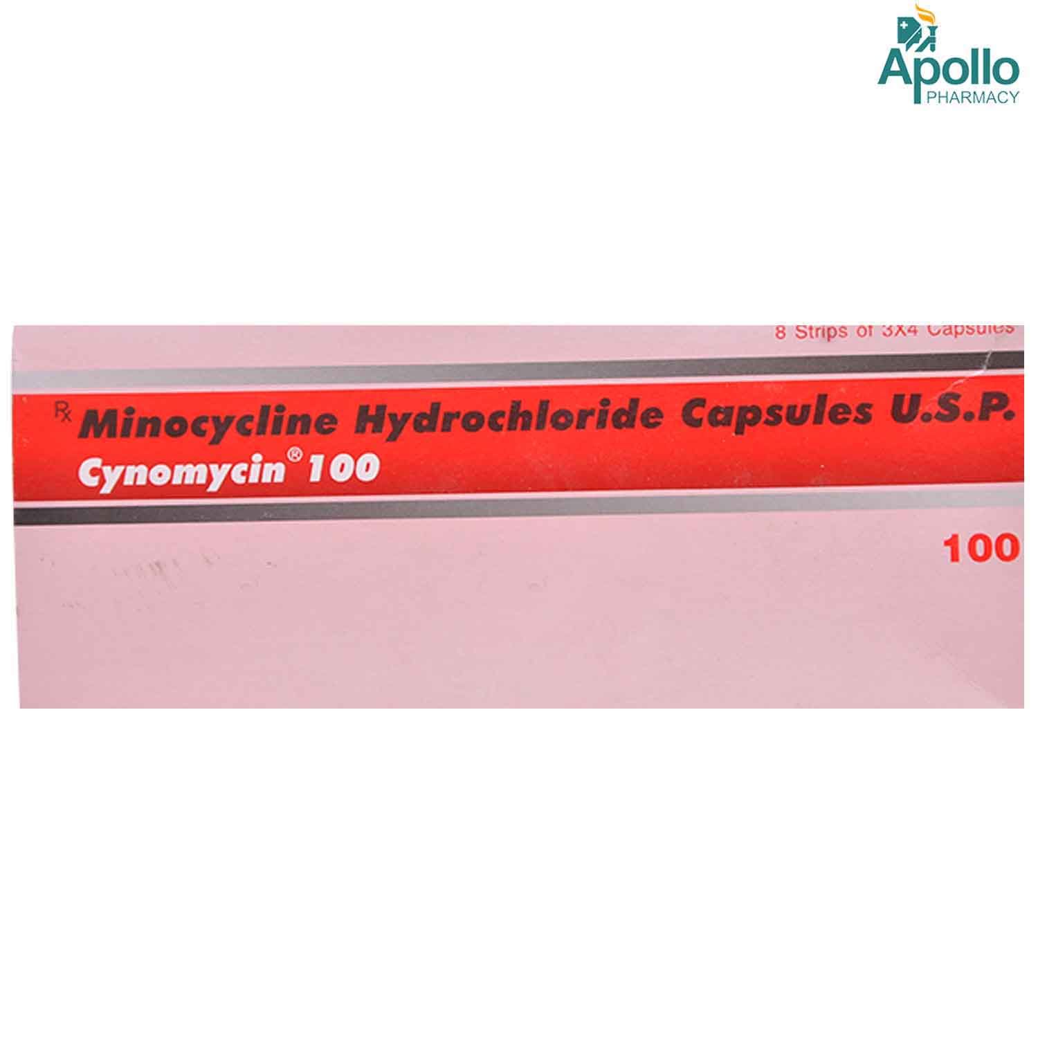 Buy Cynomycin 100mg Capsule 4's Online