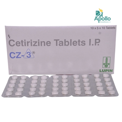 CZ-3 Tablet 10's, Pack of 10 TABLETS