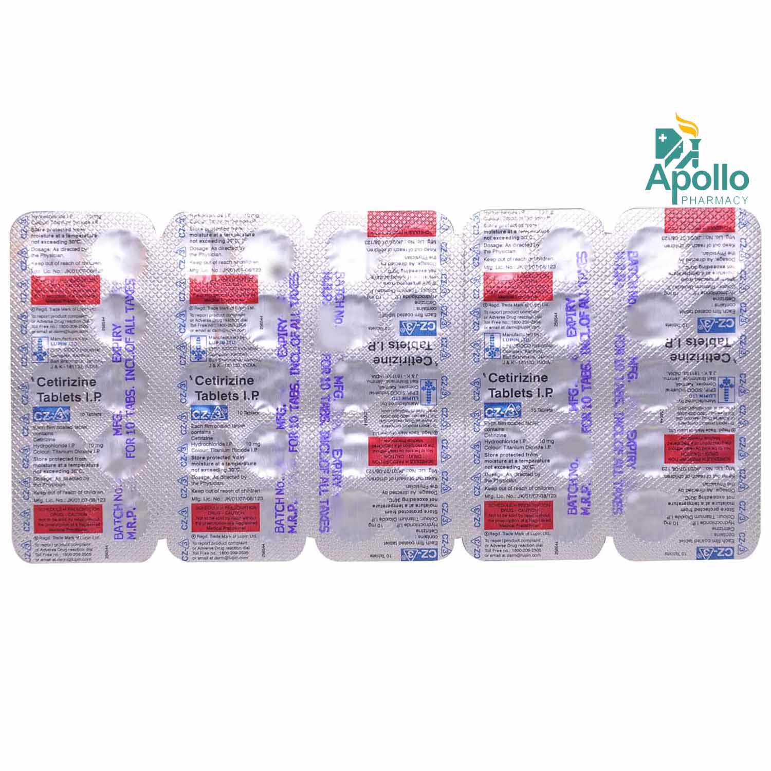 CZ-3 Tablet 10's, Pack of 10 TABLETS CZ-3 Tablet 10's, Pack of 10 TABLETS