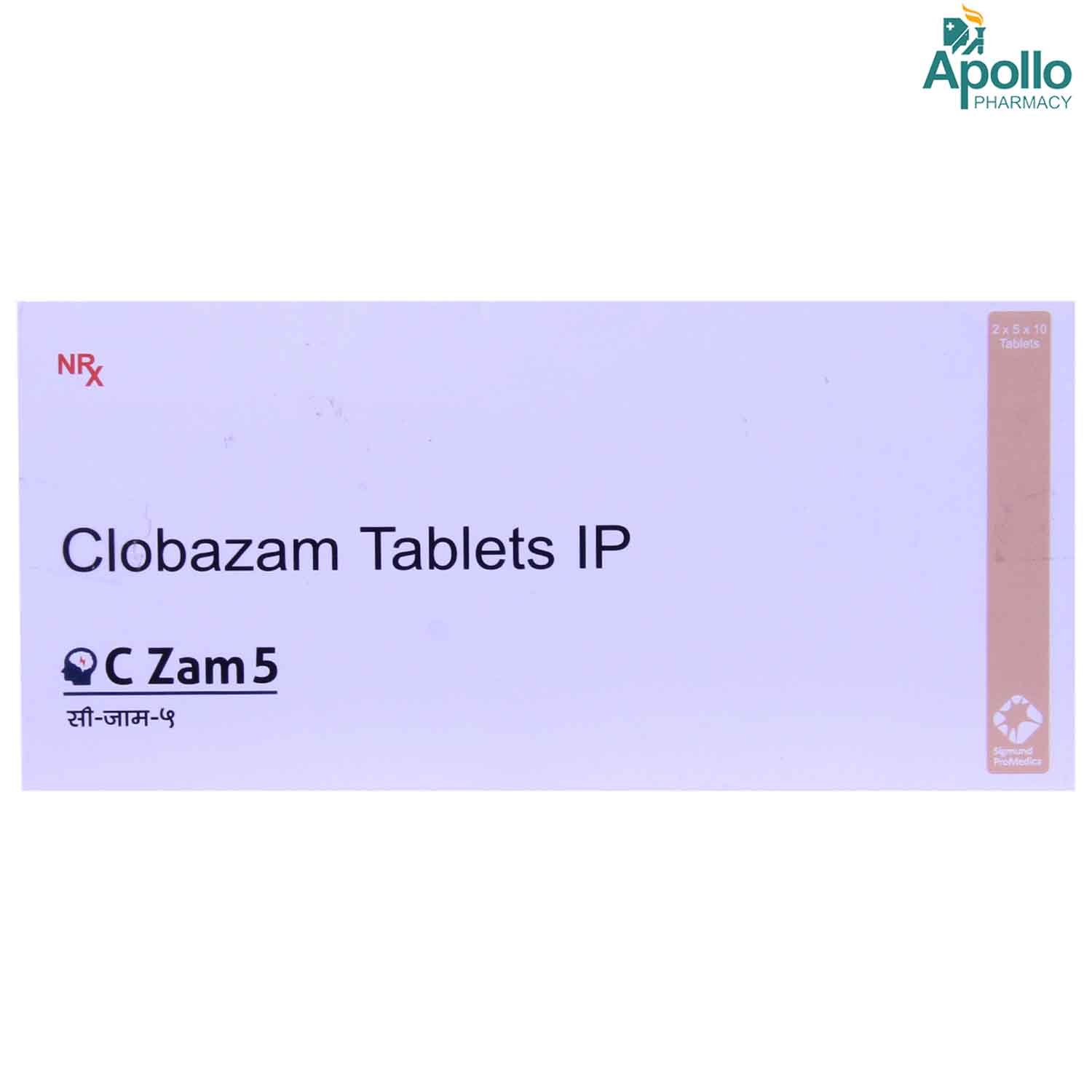 CZAM 5MG TABLET, Pack of 10 TABLETS CZAM 5MG TABLET, Pack of 10 TABLETS