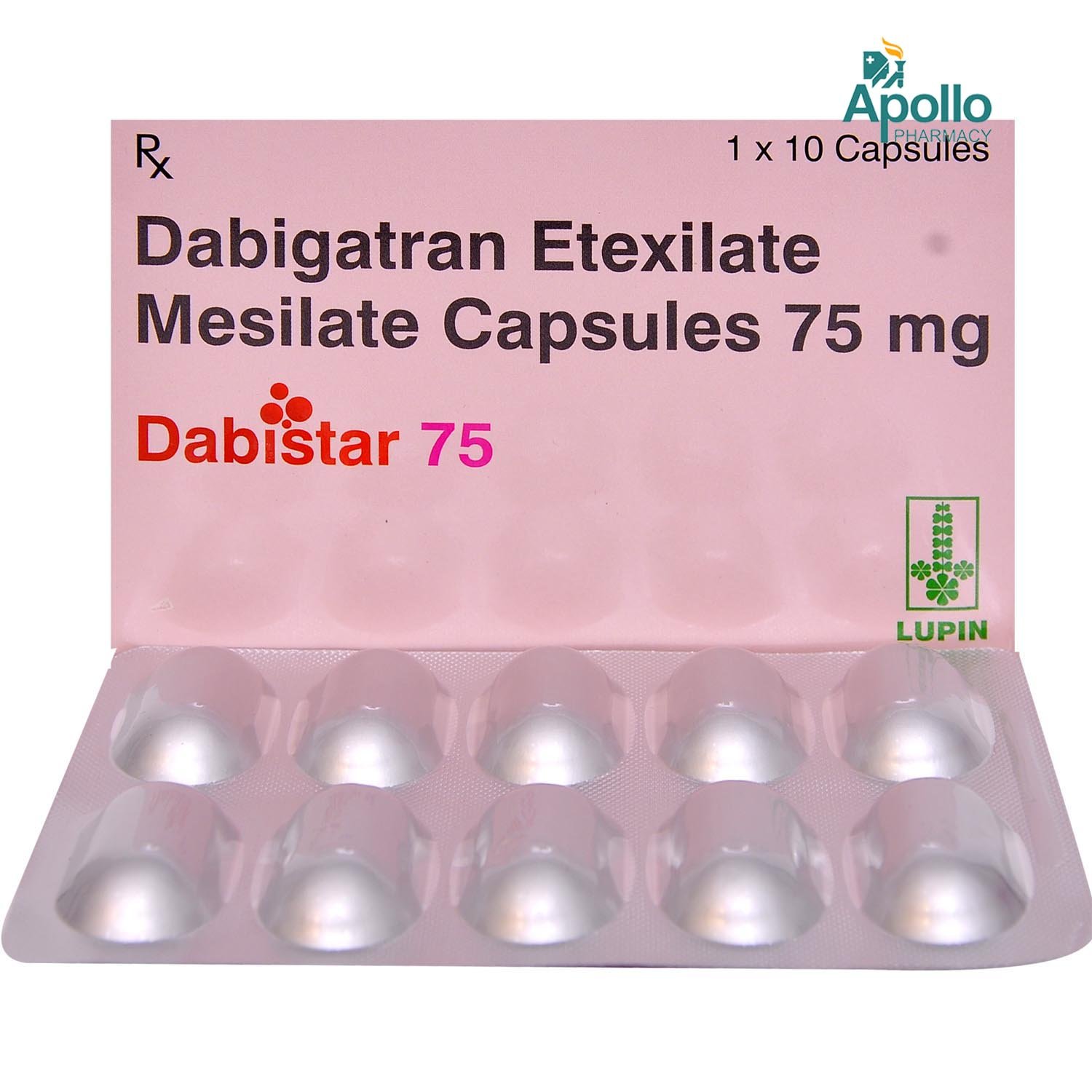 Dabistar 75 Capsule 10's, Pack of 10 CAPSULES Dabistar 75 Capsule 10's, Pack of 10 CAPSULES