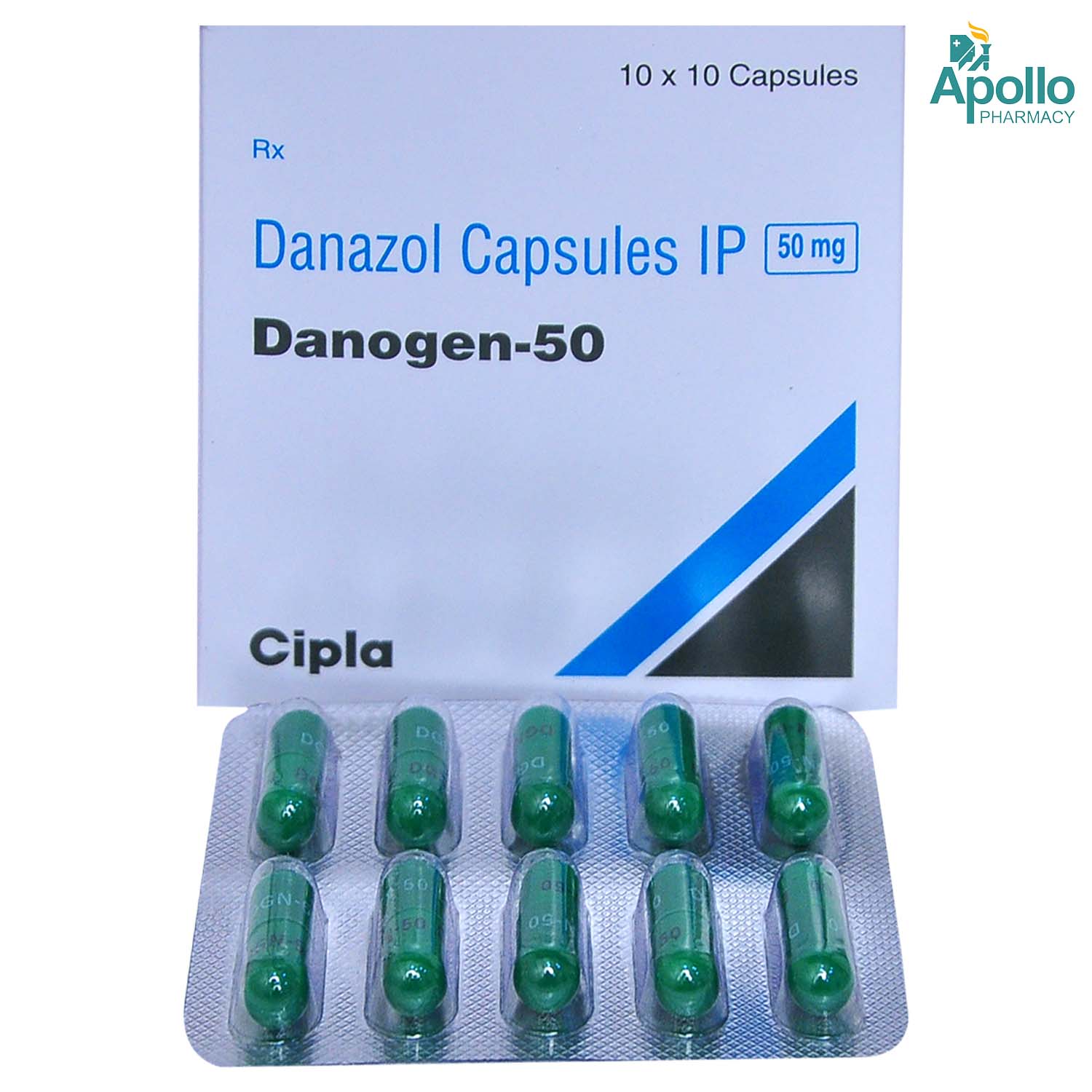 Danogen-50 Capsule 10's, Pack of 10 CAPSULES Danogen-50 Capsule 10's, Pack of 10 CAPSULES
