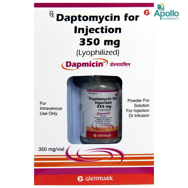 Dapmicin 350mg Injection, Pack of 1 INJECTION