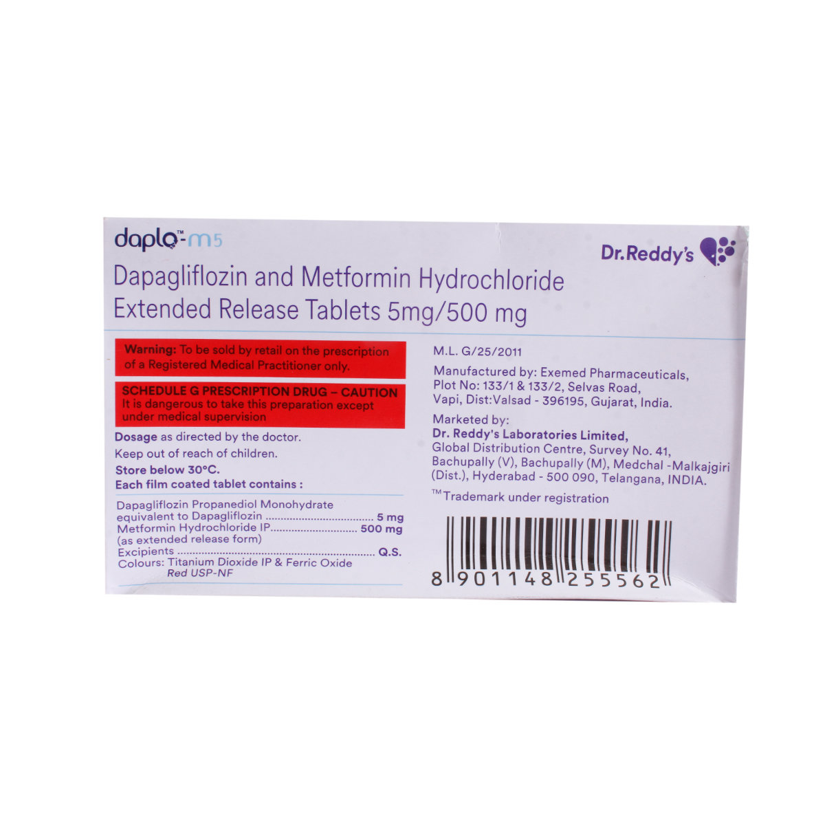 Daplo-M5 Tablet 10's, Pack of 10 TABLETS Daplo-M5 Tablet 10's, Pack of 10 TABLETS