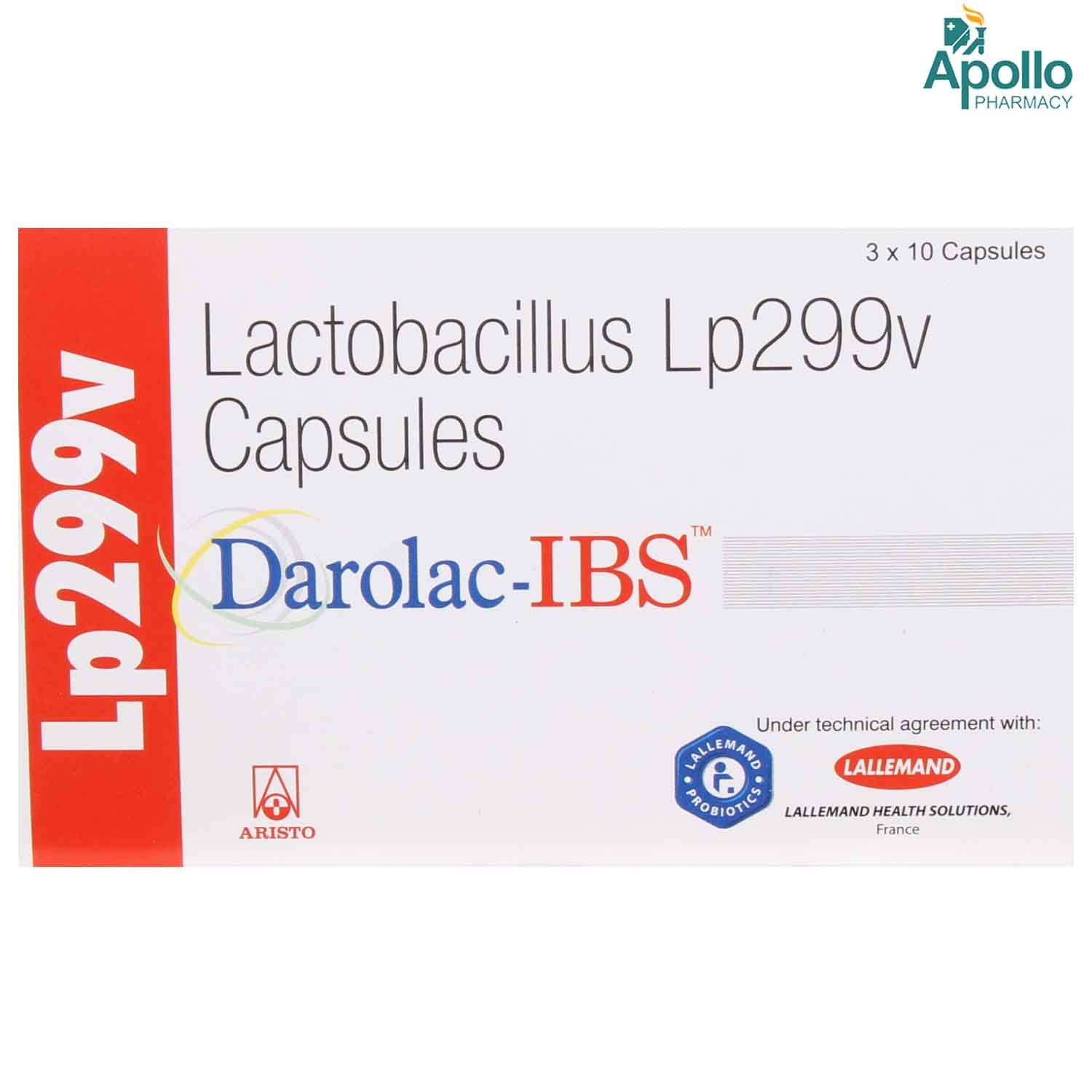 Buy Darolac IBS Capsule 10's Online