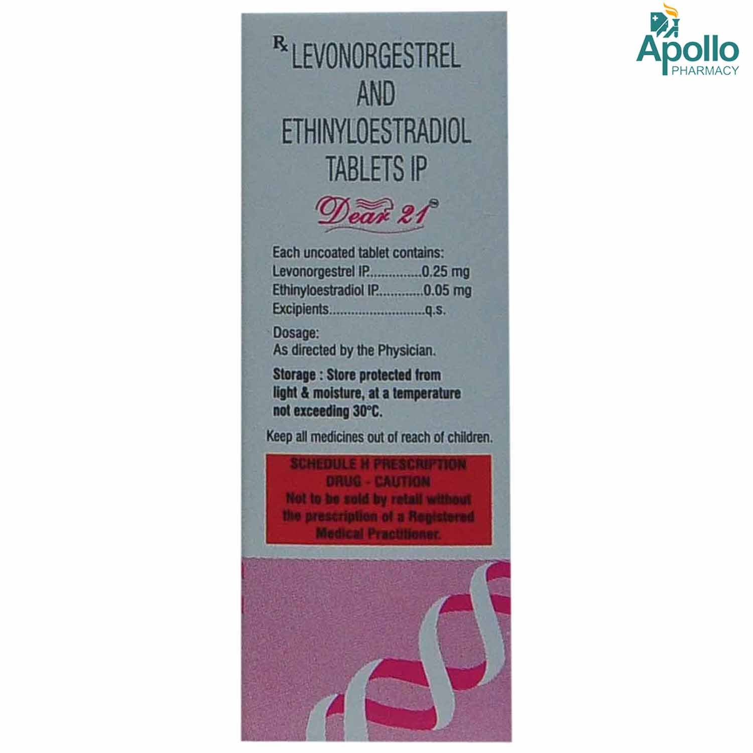 Dear 21 Tablet 21's, Pack of 1 TABLET Dear 21 Tablet 21's, Pack of 1 TABLET