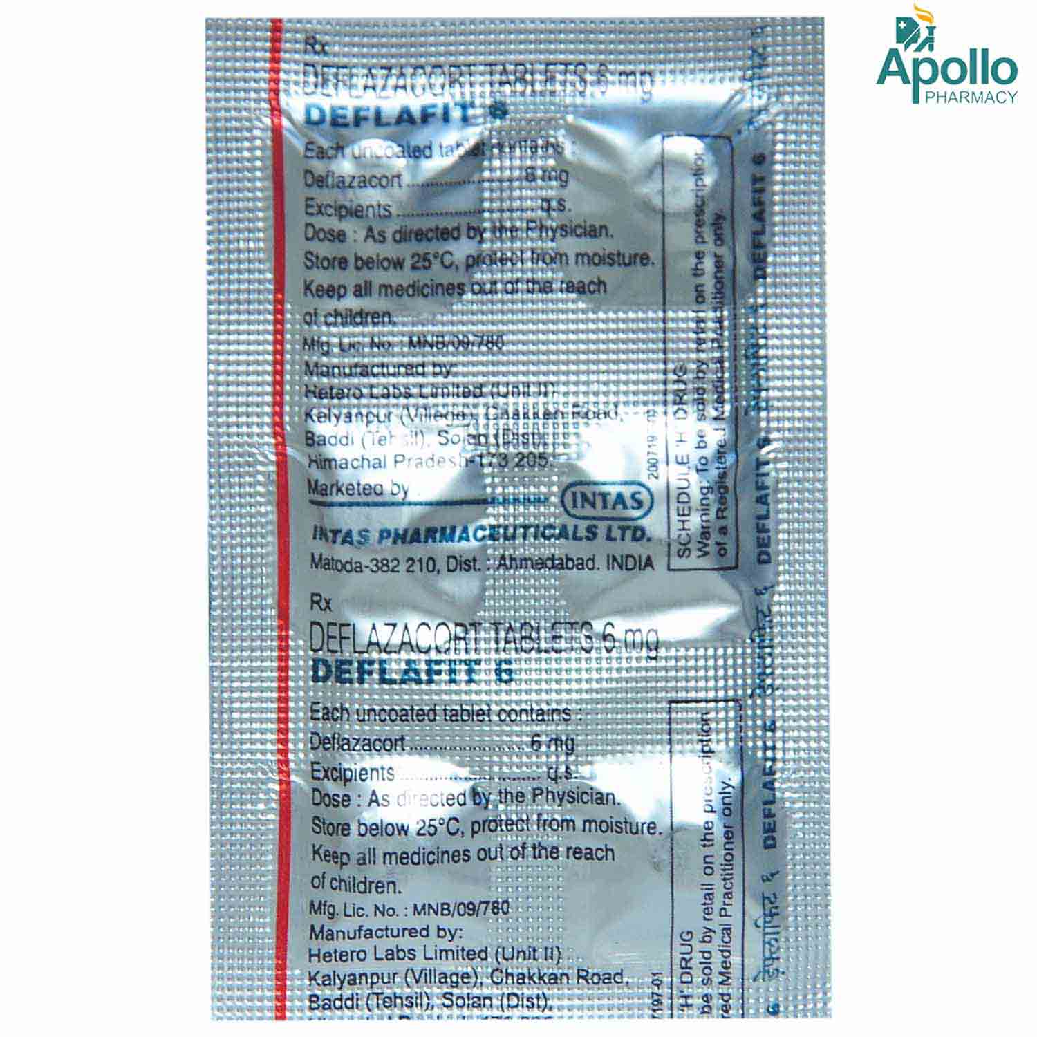 Deflafit 6 Tablet 6's, Pack of 6 TABLETS Deflafit 6 Tablet 6's, Pack of 6 TABLETS