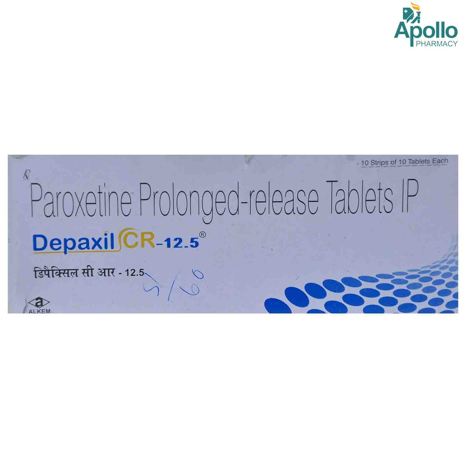 Depaxil CR-12.5 Tablet 10's, Pack of 10 TabletS Depaxil CR-12.5 Tablet 10's, Pack of 10 TabletS