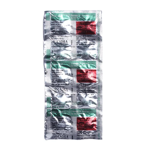 Des-OD Tablet 10's, Pack of 10 TabletS