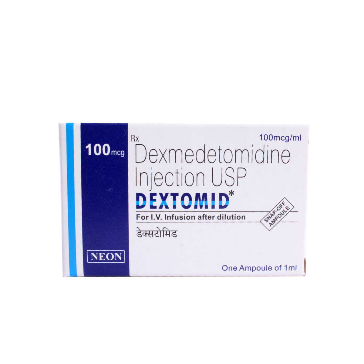 Dextomid 100 mg Injection 1 ml, Pack of 1 Injection Dextomid 100 mg Injection 1 ml, Pack of 1 Injection