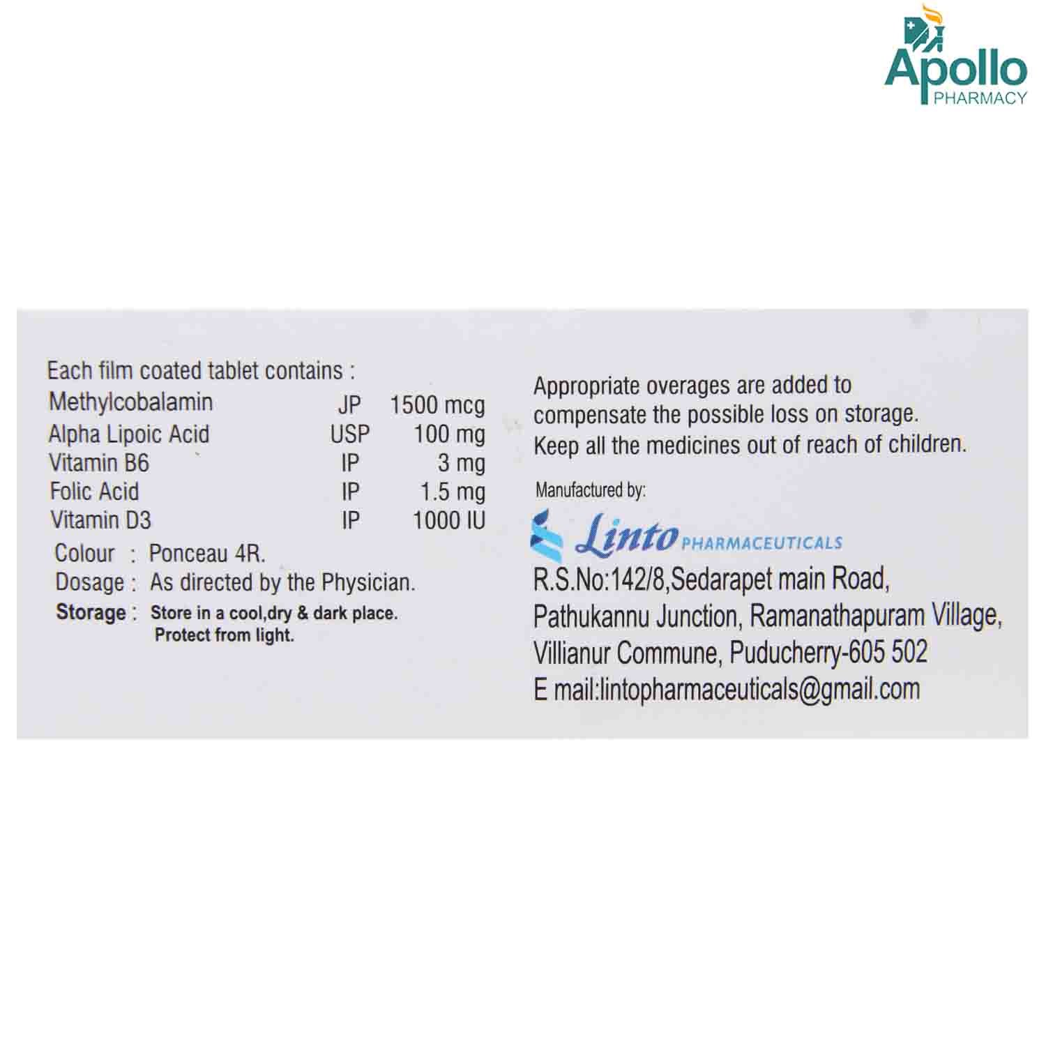 Dhyan Neuron-D Tablet 10's, Pack of 10 Dhyan Neuron-D Tablet 10's, Pack of 10