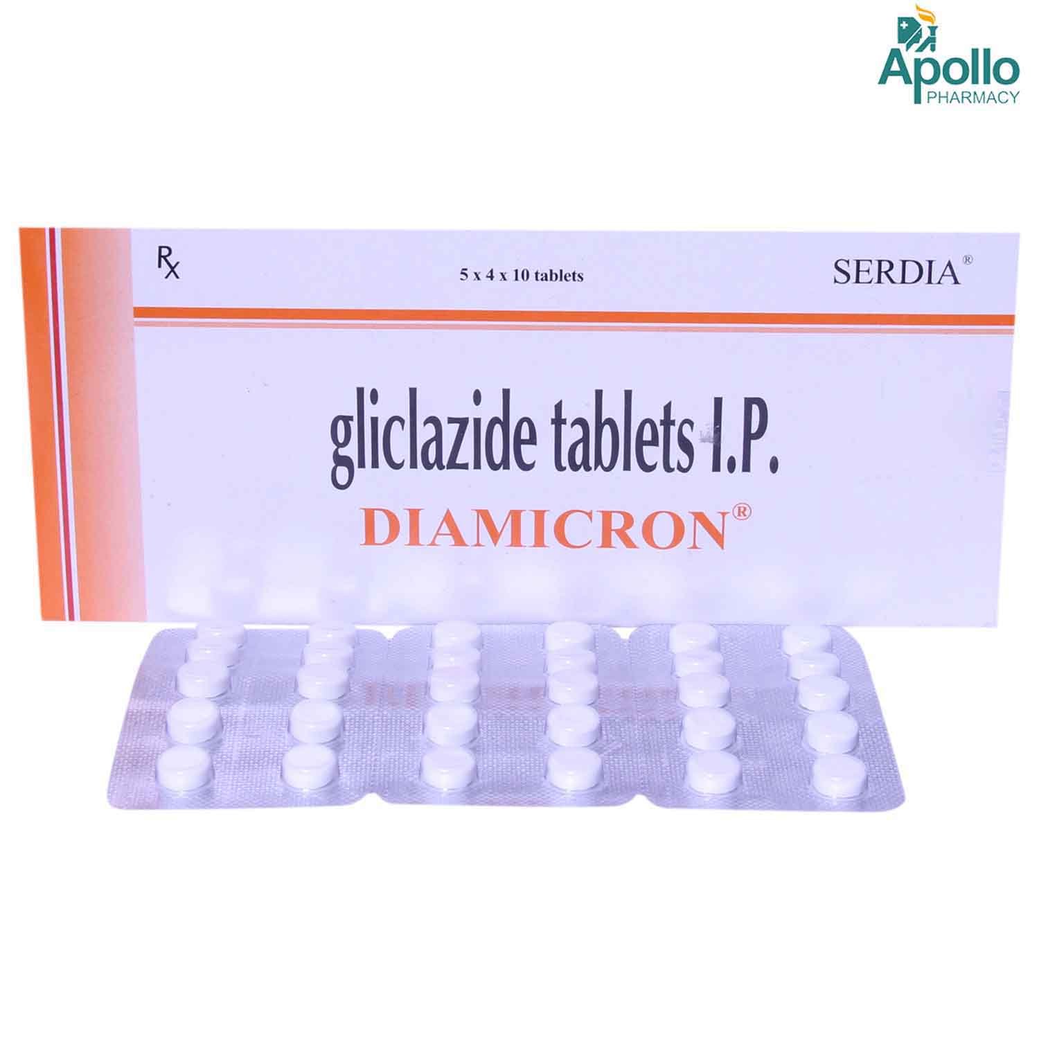 Diamicron Tablet 10's, Pack of 10 TABLETS Diamicron Tablet 10's, Pack of 10 TABLETS