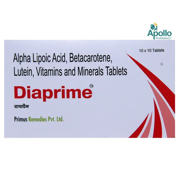 Diaprime Tablet 10's, Pack of 10 TABLETS