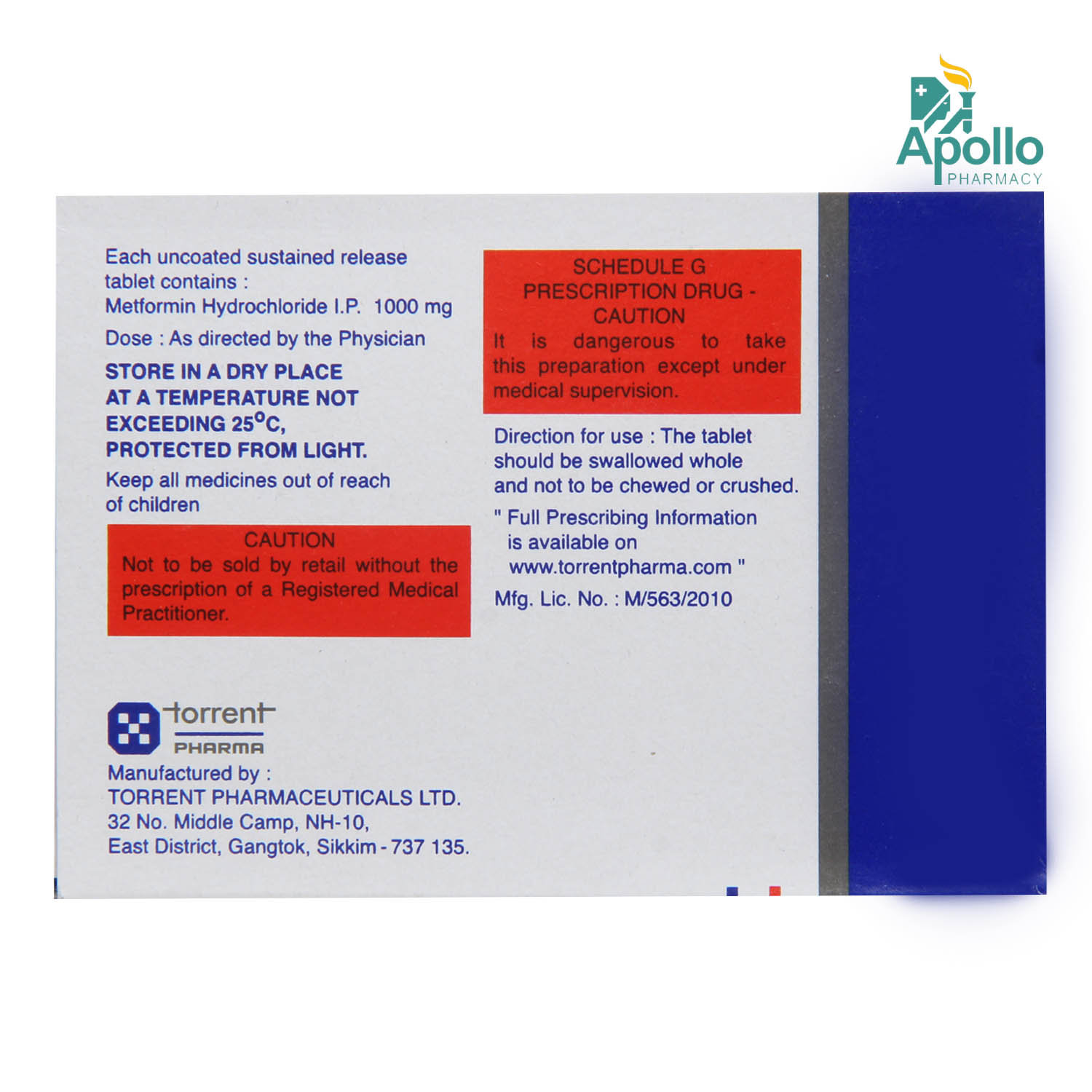 Dibeta SR 1 gm Tablet 10's, Pack of 10 TABLETS Dibeta SR 1 gm Tablet 10's, Pack of 10 TABLETS