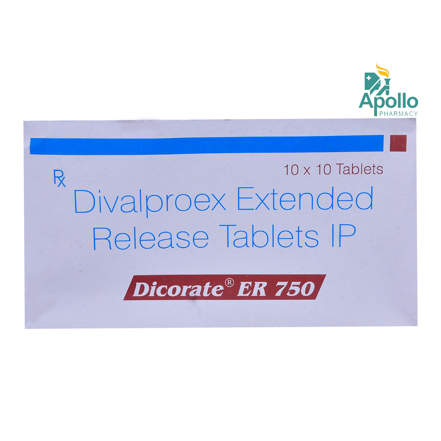 Dicorate ER 750 Tablet 10's, Pack of 10 TABLETS Dicorate ER 750 Tablet 10's, Pack of 10 TABLETS