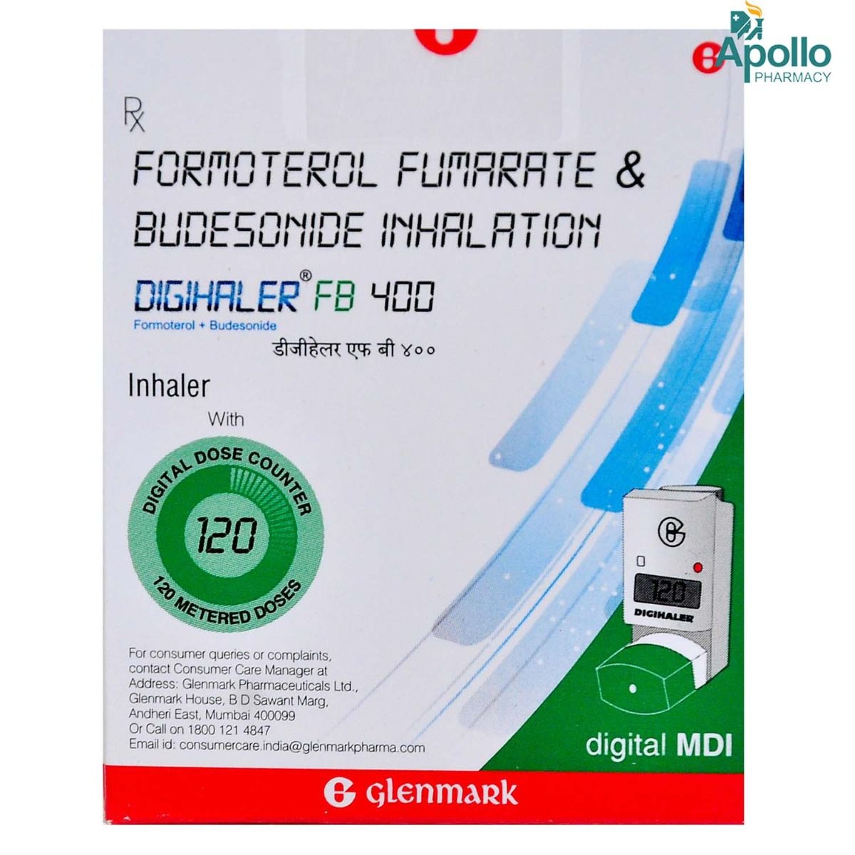 Buy Digihaler FB 400 Inhaler 120 mdi Online