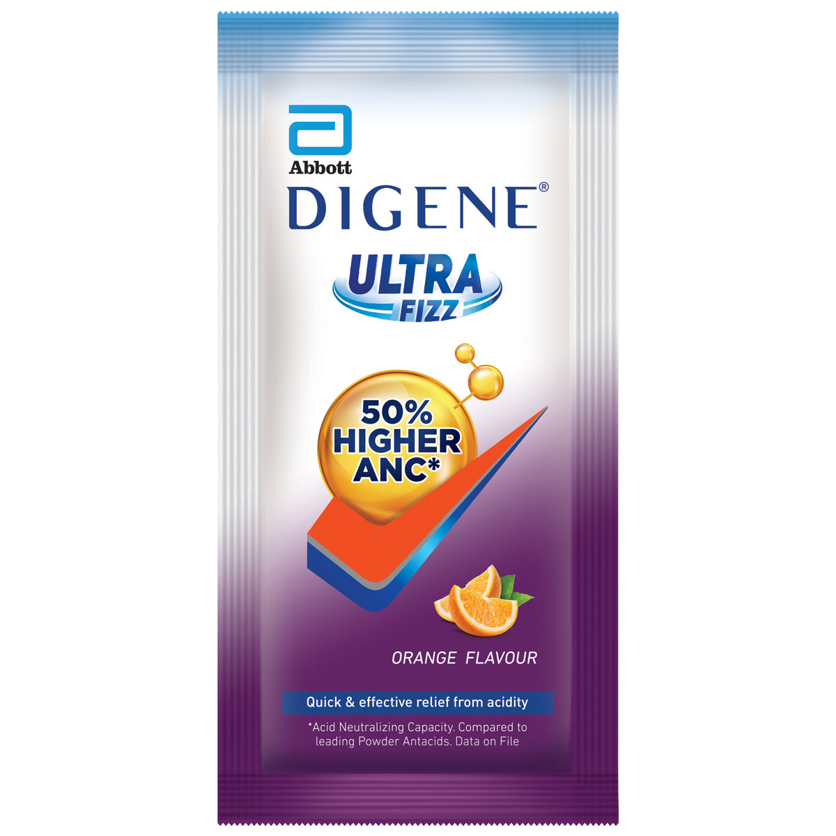 Digene Ultra Fizz Orange Flavour Powder, 6.25 gm, Pack of 1 Digene Ultra Fizz Orange Flavour Powder, 6.25 gm, Pack of 1