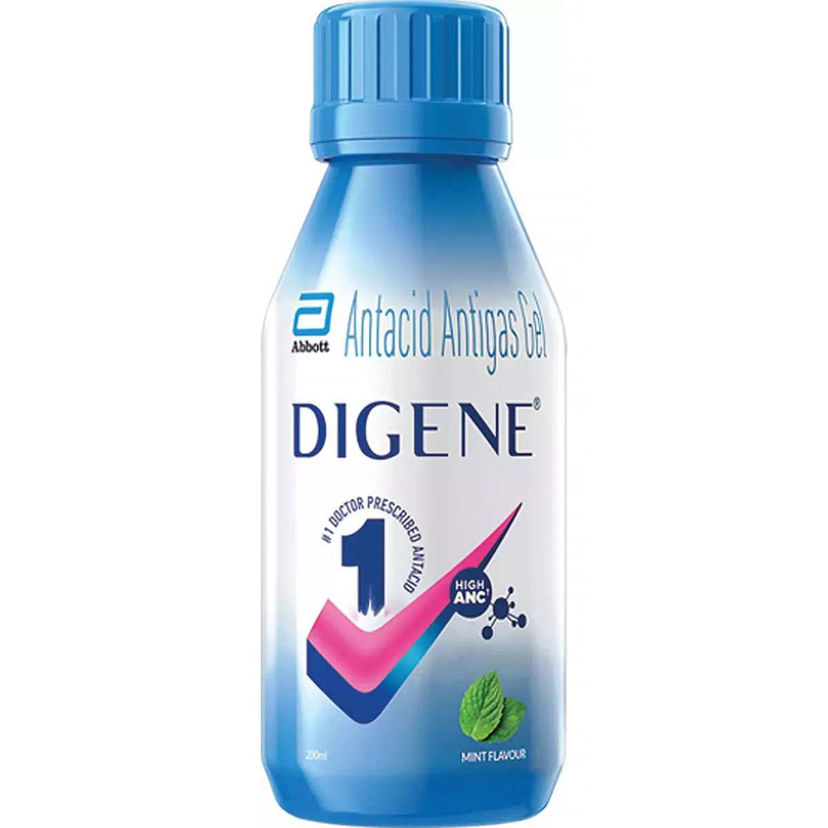 Buy Digene Acidity & Gas Relief Gel Mint Flavour, 200 ml Online