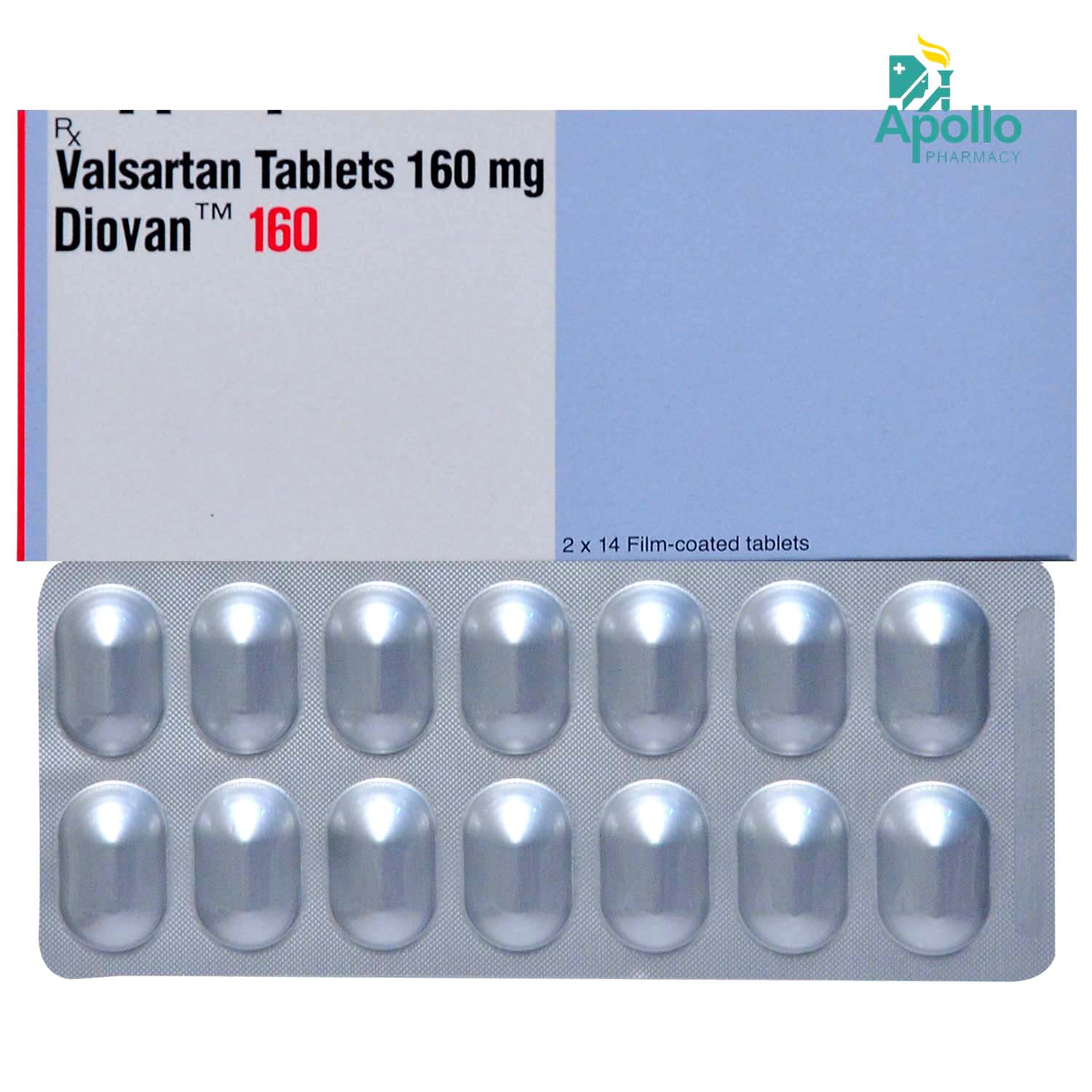 Buy Diovan 160 Tablet 14's Online