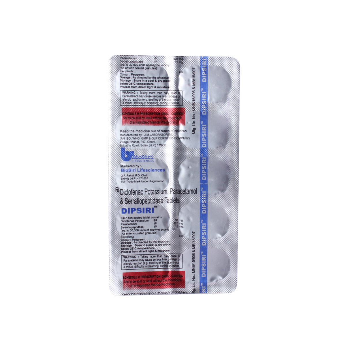 Dipsiri Tablet 10's, Pack of 10 Dipsiri Tablet 10's, Pack of 10