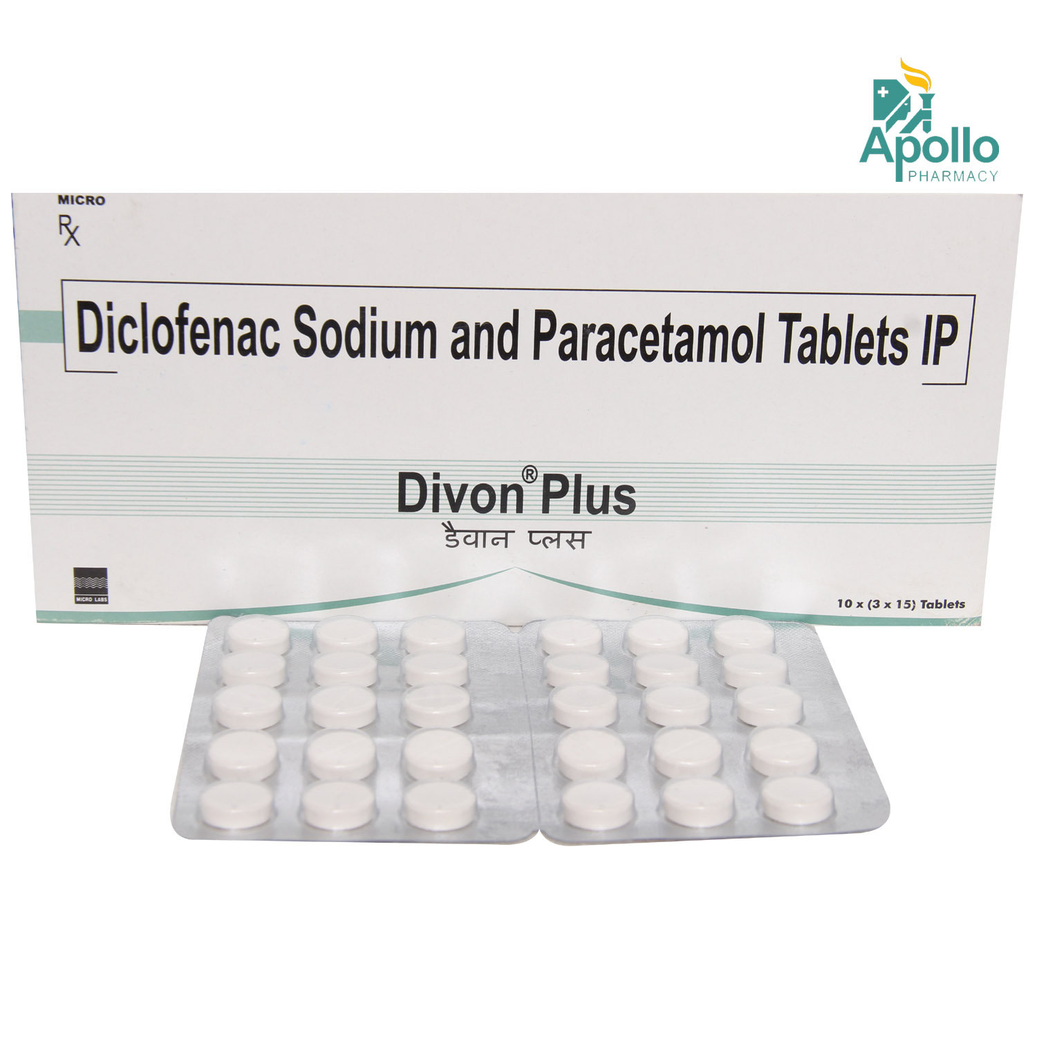 Divon Plus Tablet 15's, Pack of 15 TabletS Divon Plus Tablet 15's, Pack of 15 TabletS