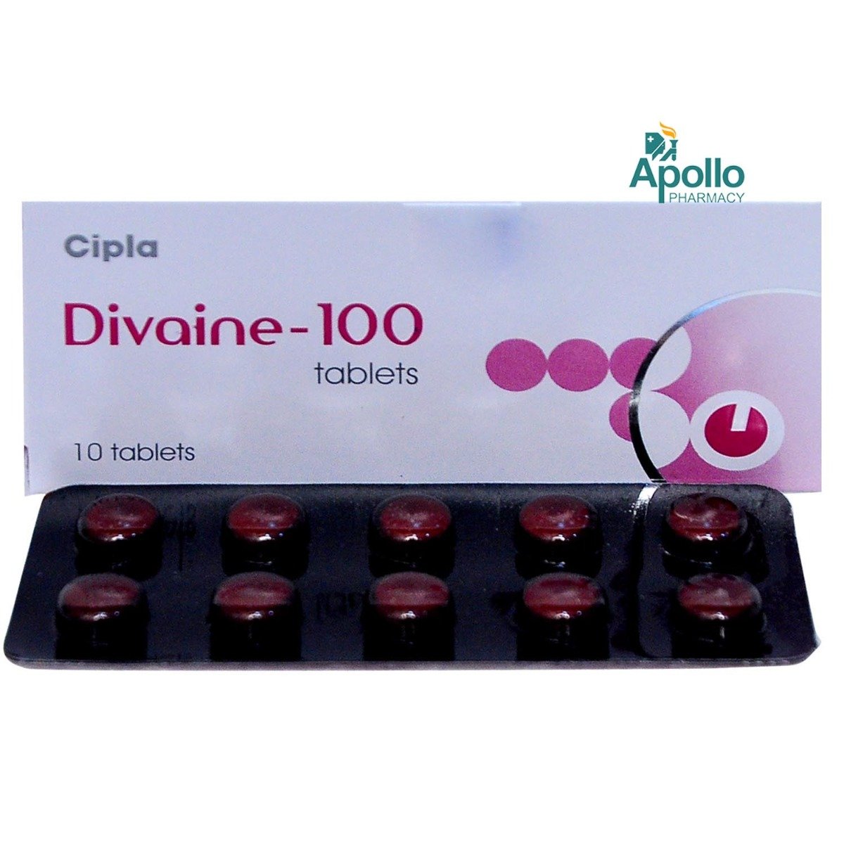 Divaine-100 Tablet 10's, Pack of 10 TABLETS Divaine-100 Tablet 10's, Pack of 10 TABLETS