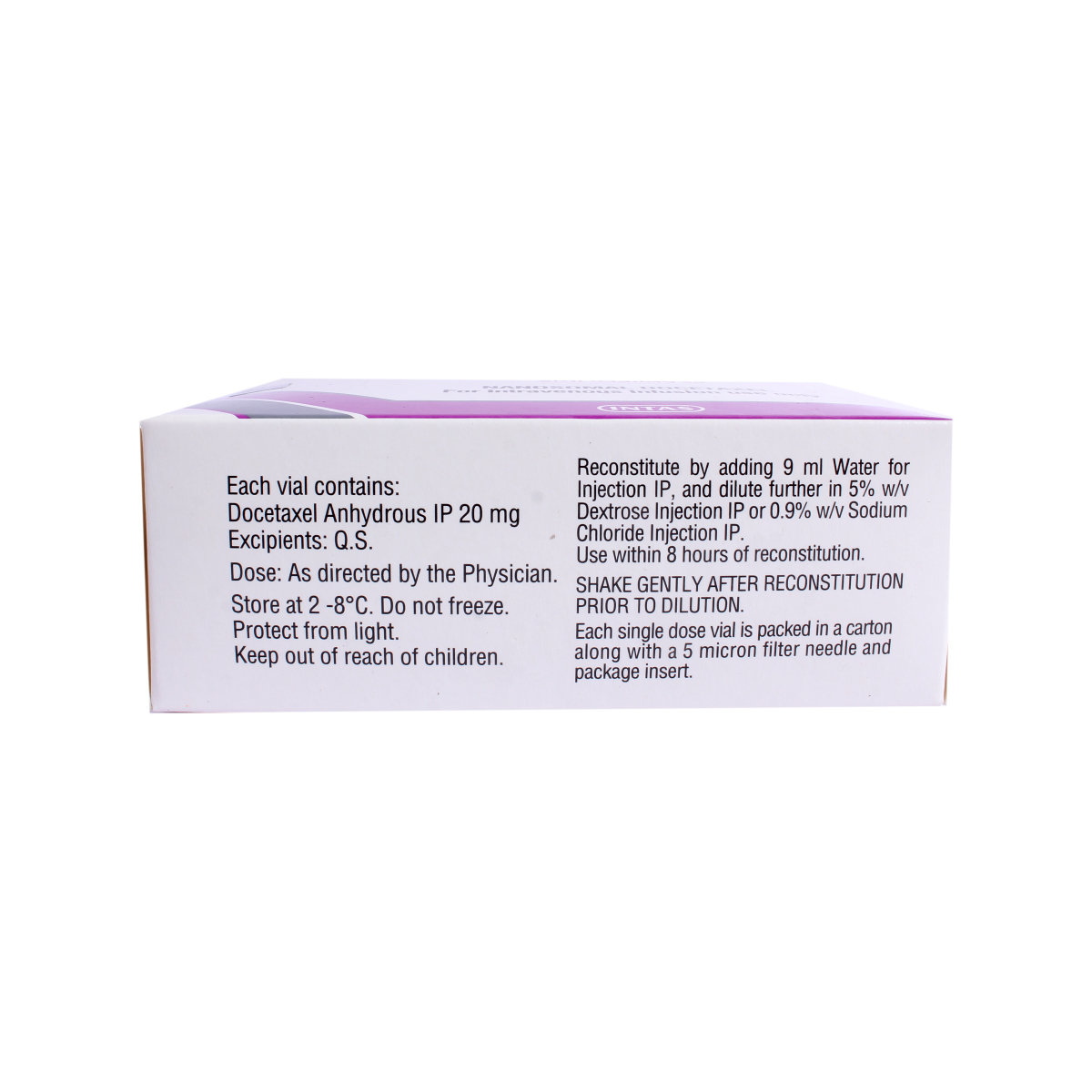 Doceaqualip 20Mg Inj, Pack of 1 INJECTION Doceaqualip 20Mg Inj, Pack of 1 INJECTION