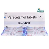 Dolo-650 Tablet 15's, Pack of 15 TABLETS