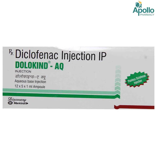 Dolokind Aqua Injection 1's, Pack of 1 Injection
